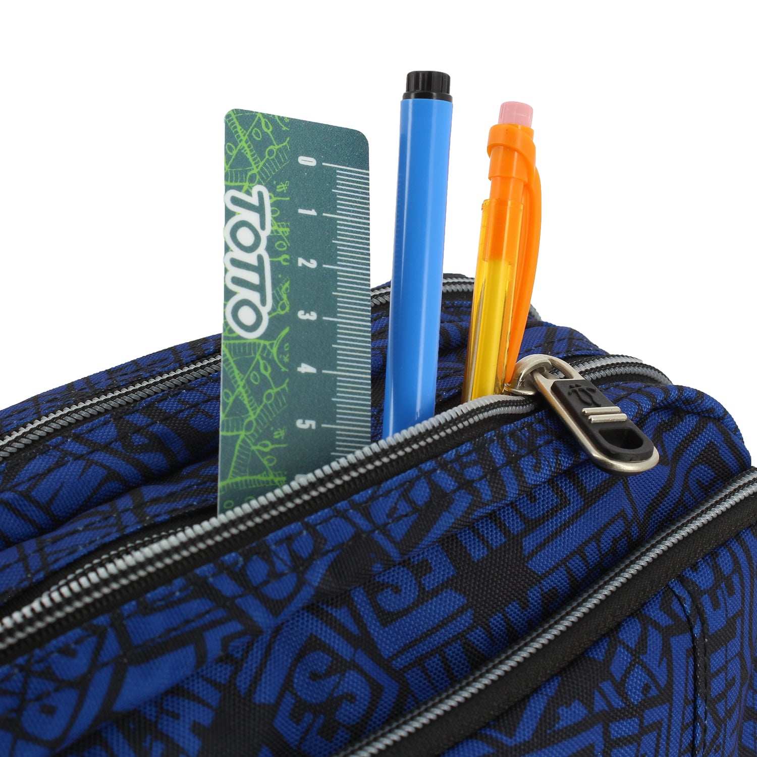 Estuche escolar tres compartimentos - Agapec