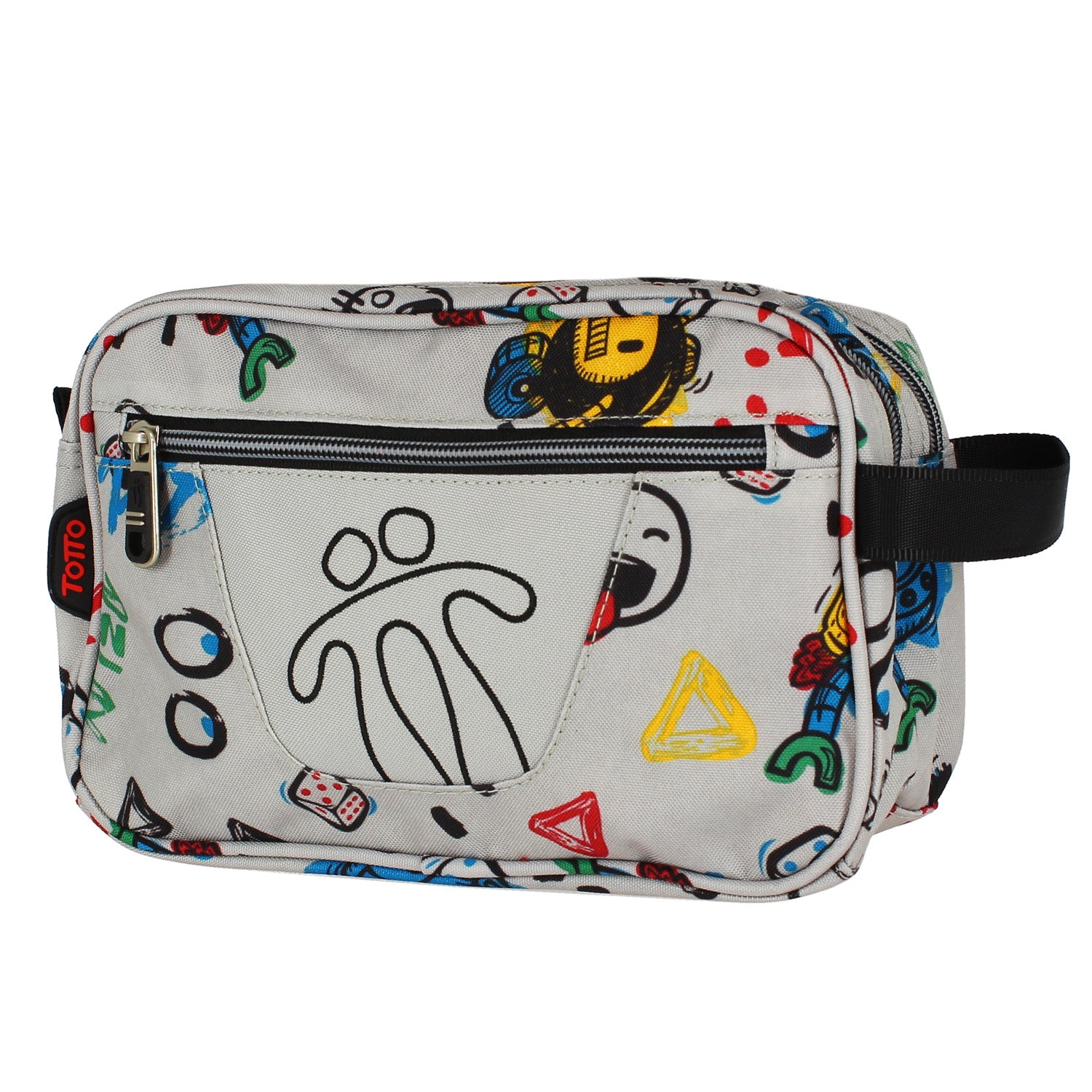 Estuche escolar dos compartimentos - Plastilina