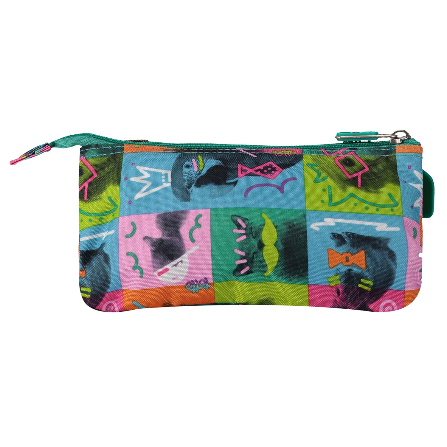 Estuche escolar tres compartimentos - Tablero