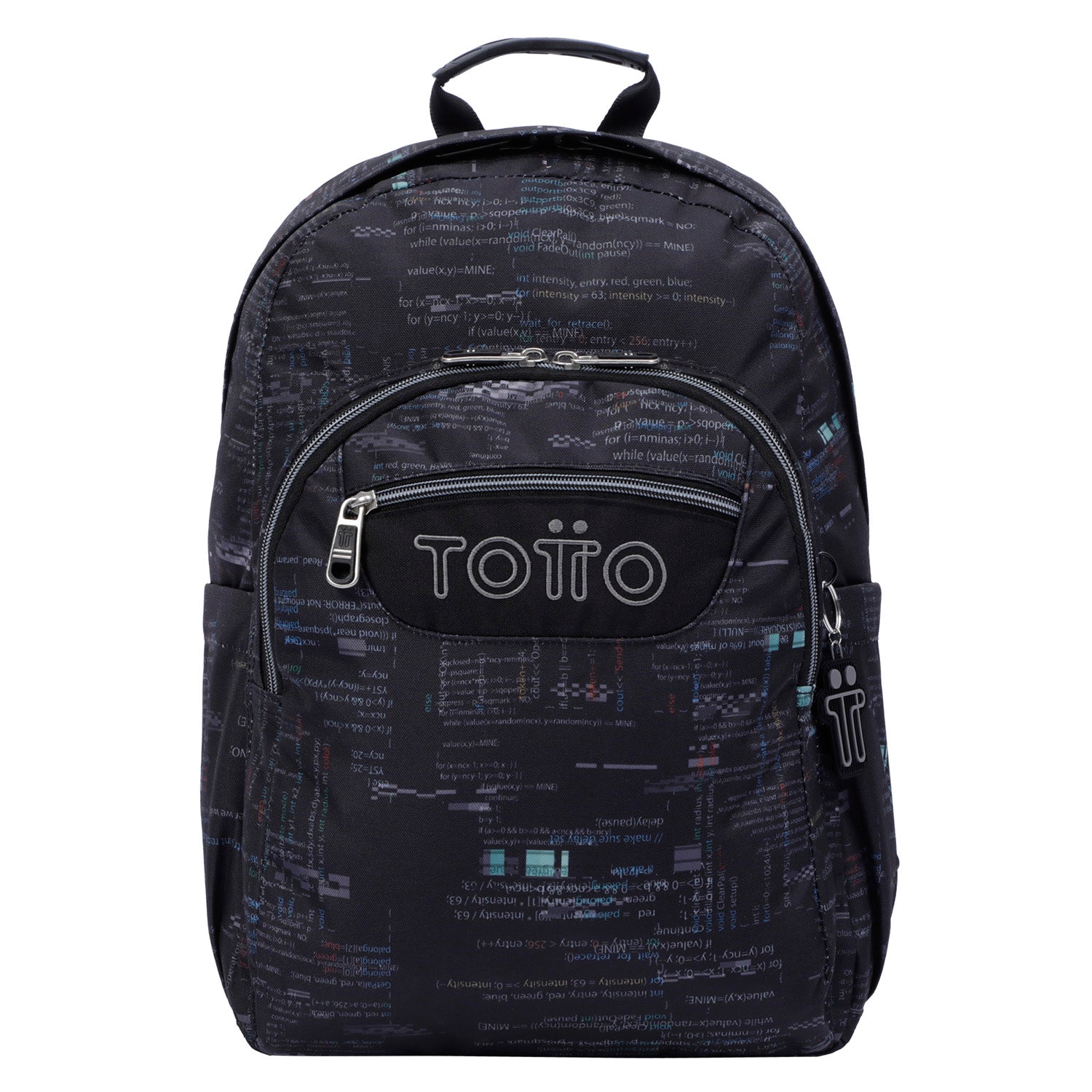 Mochila escolar adaptable a carro morado cebra - Acuareles