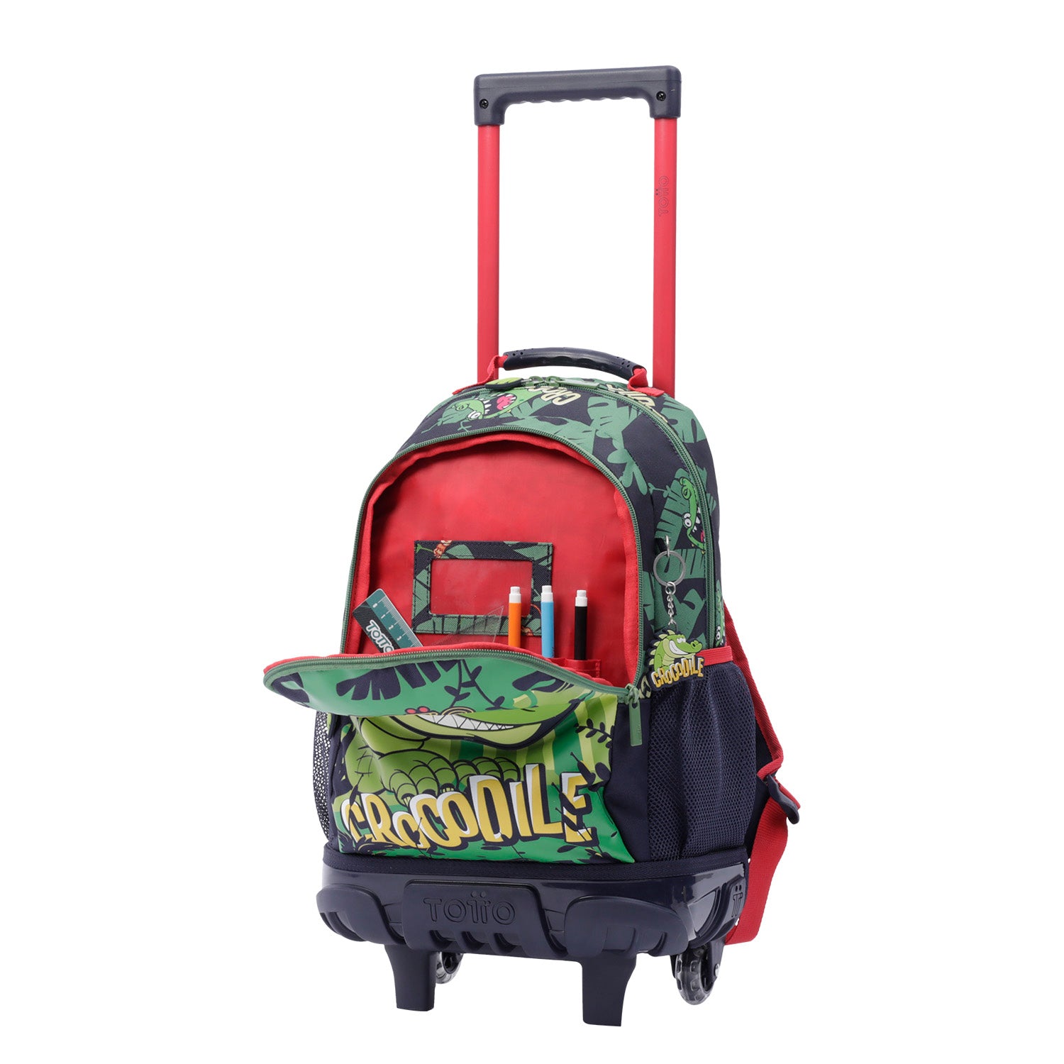 Mochila escolar con ruedas pequeña - Krock