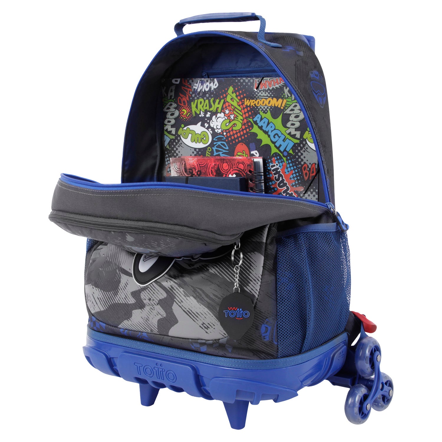 Mochila escolar grande 3 ruedas - Kross