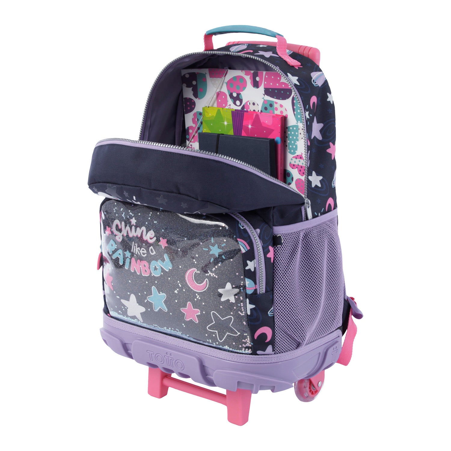 Mochila escolar grande ruedas - Shainy