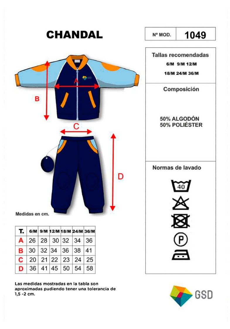 CHÁNDAL INFANTIL