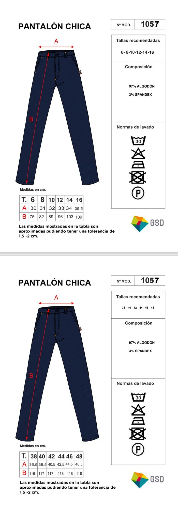 PANTALÓN LARGO (Femenino)