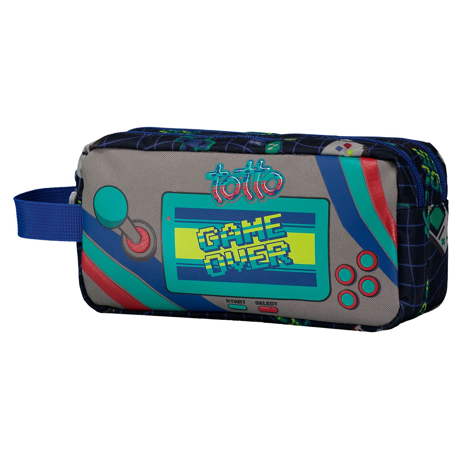 Estuche escolar dos compartimentos - Gameru