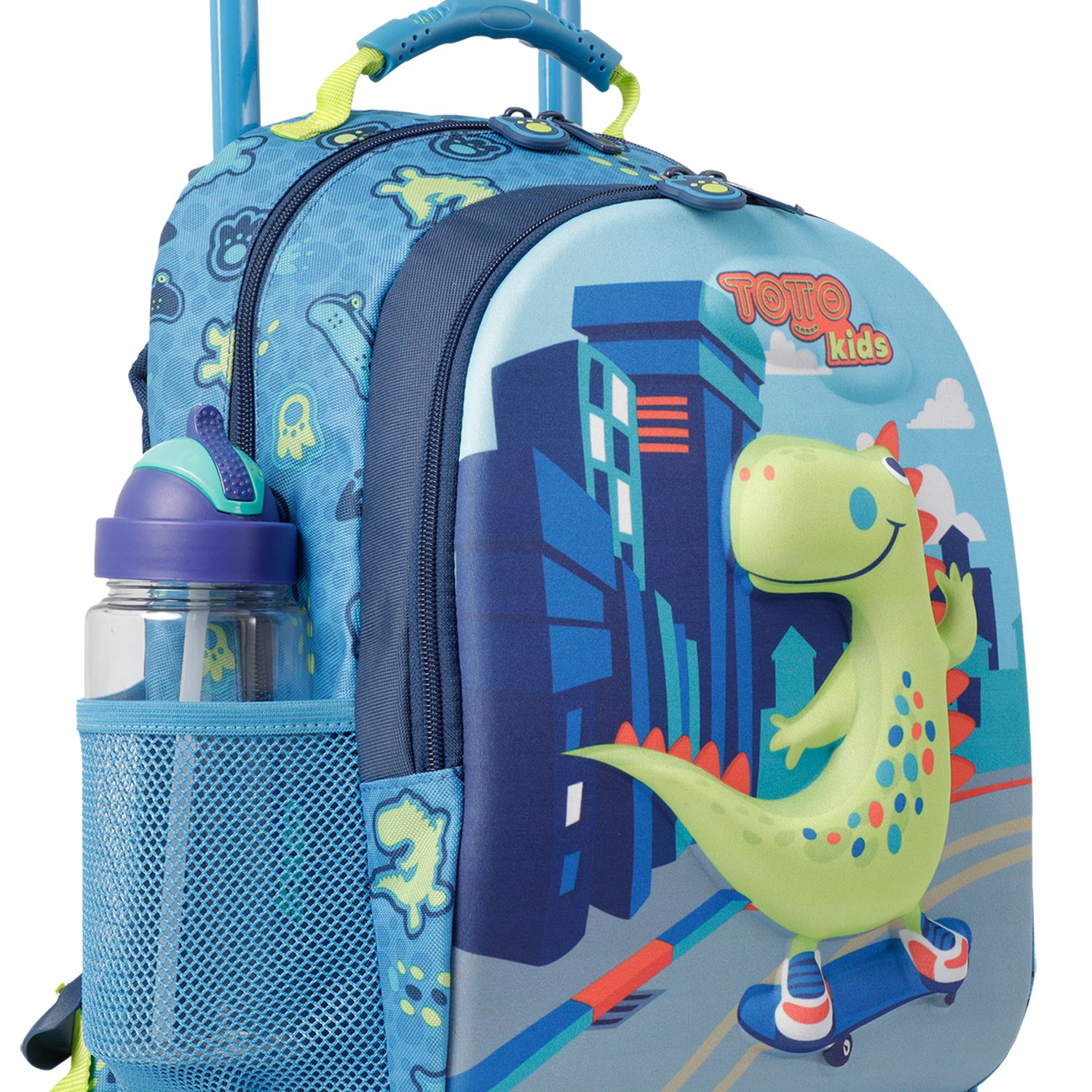 Mochila escolar pequeña con ruedas - Little Dino