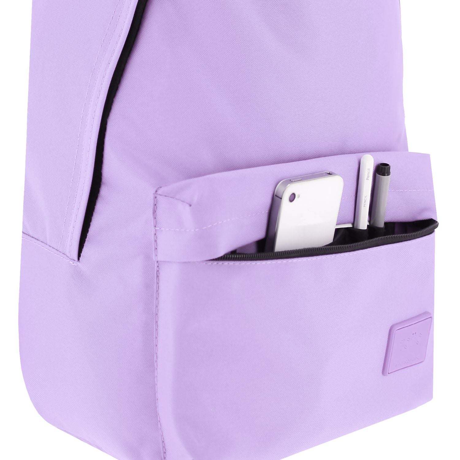 Pack mochila + estuche color morado - Kalex