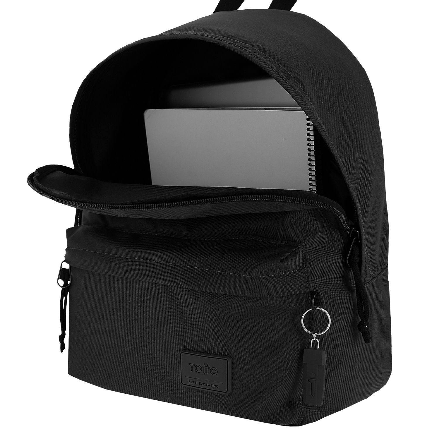 Pack mochila + estuche color negro - Kalex