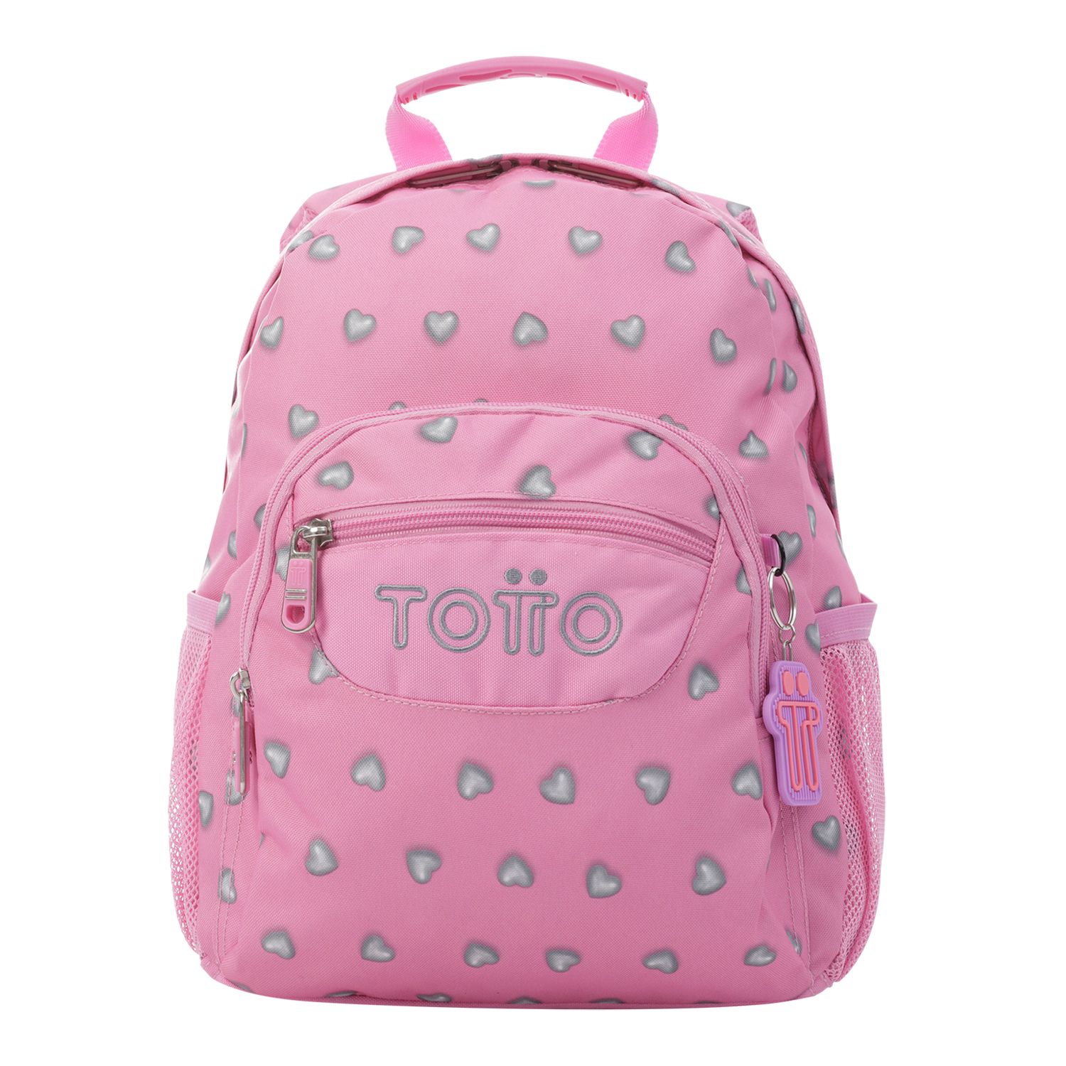 Mochila escolar corazones rosas - Tempera