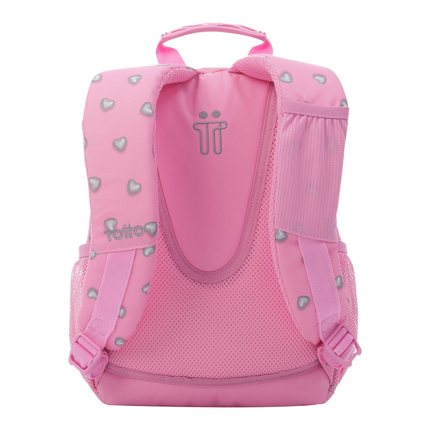 Mochila escolar corazones rosas - Tempera