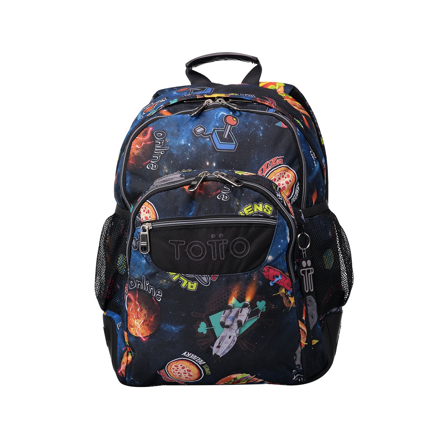 Mochila escolar estampado galaxia - Crayoles