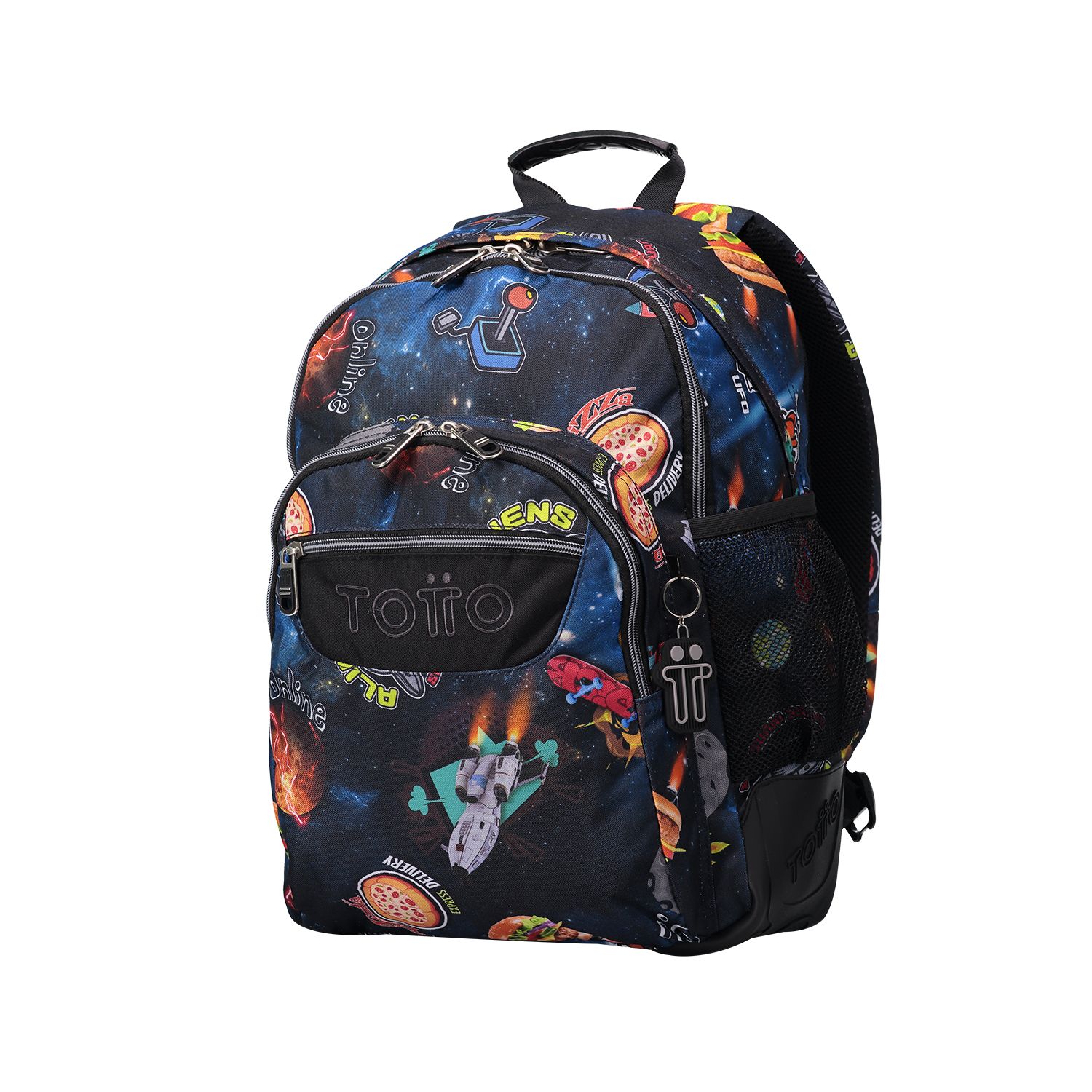 Mochila escolar estampado galaxia - Crayoles
