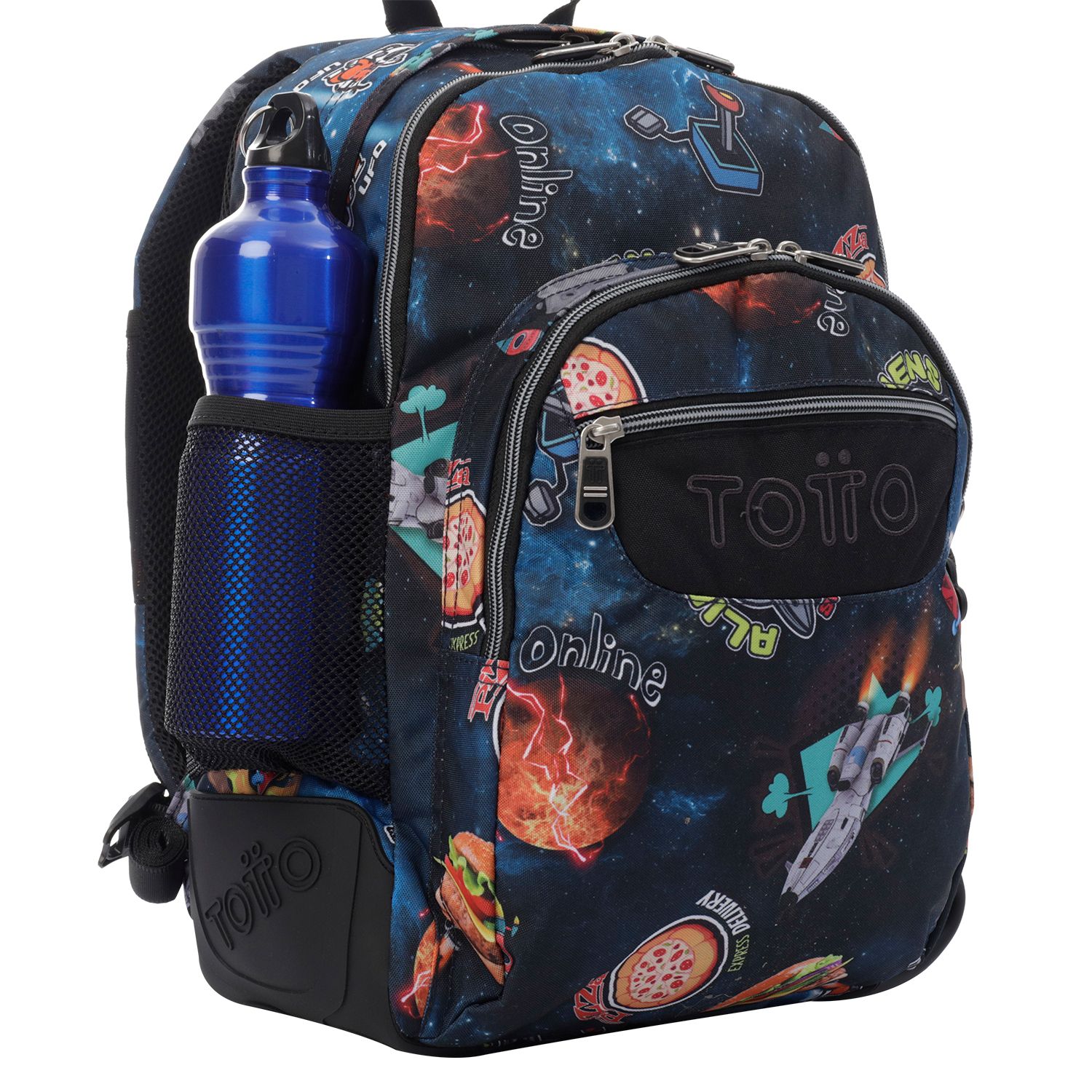 Mochila escolar estampado galaxia - Crayoles
