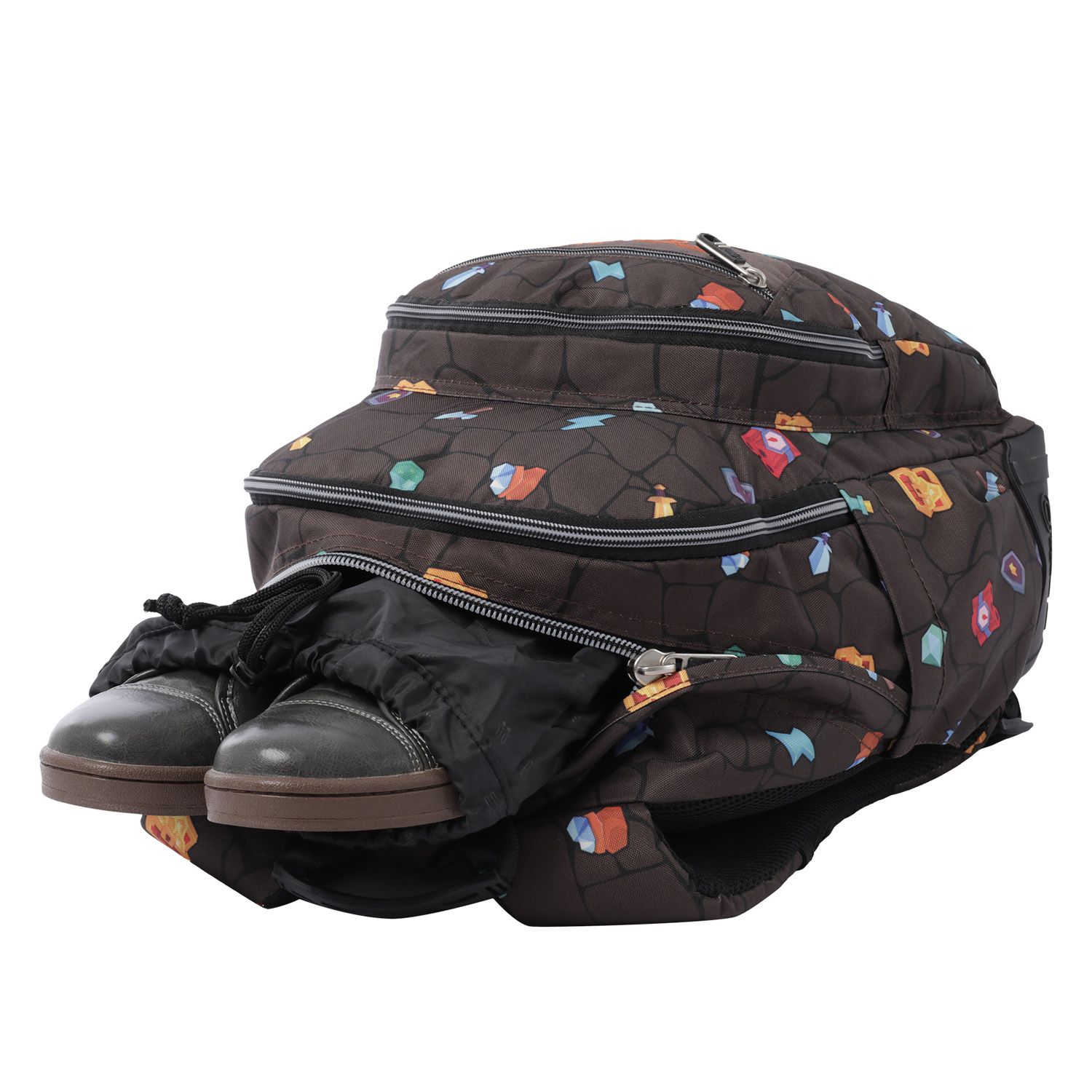 Mochila escolar estampado videojuego - Crayoles