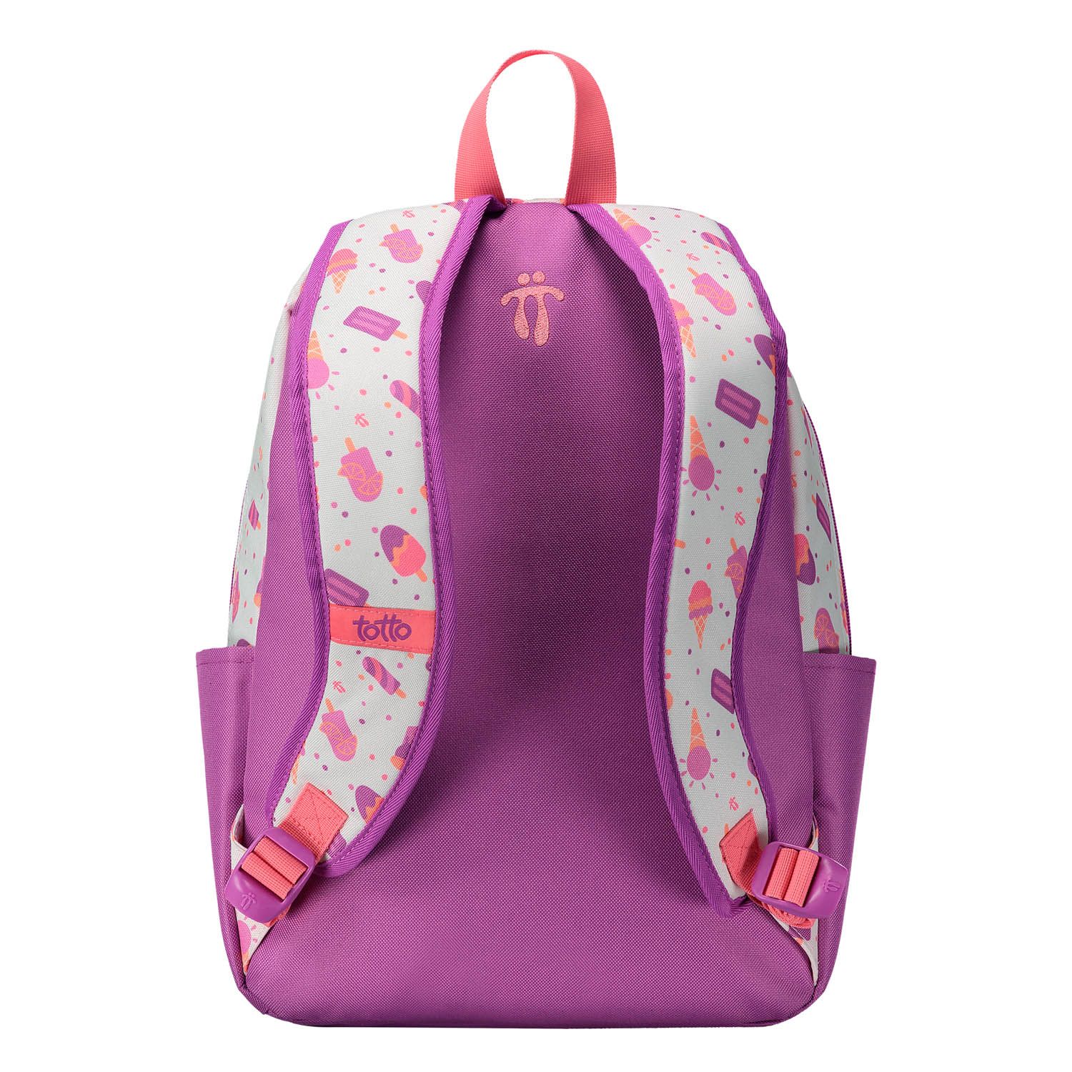 Mochila escolar pequeña - Creamy