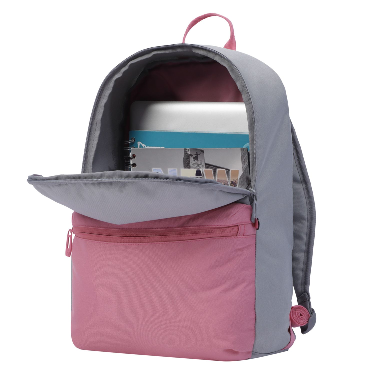 Mochila urbana color gris y rosa - Dragonar