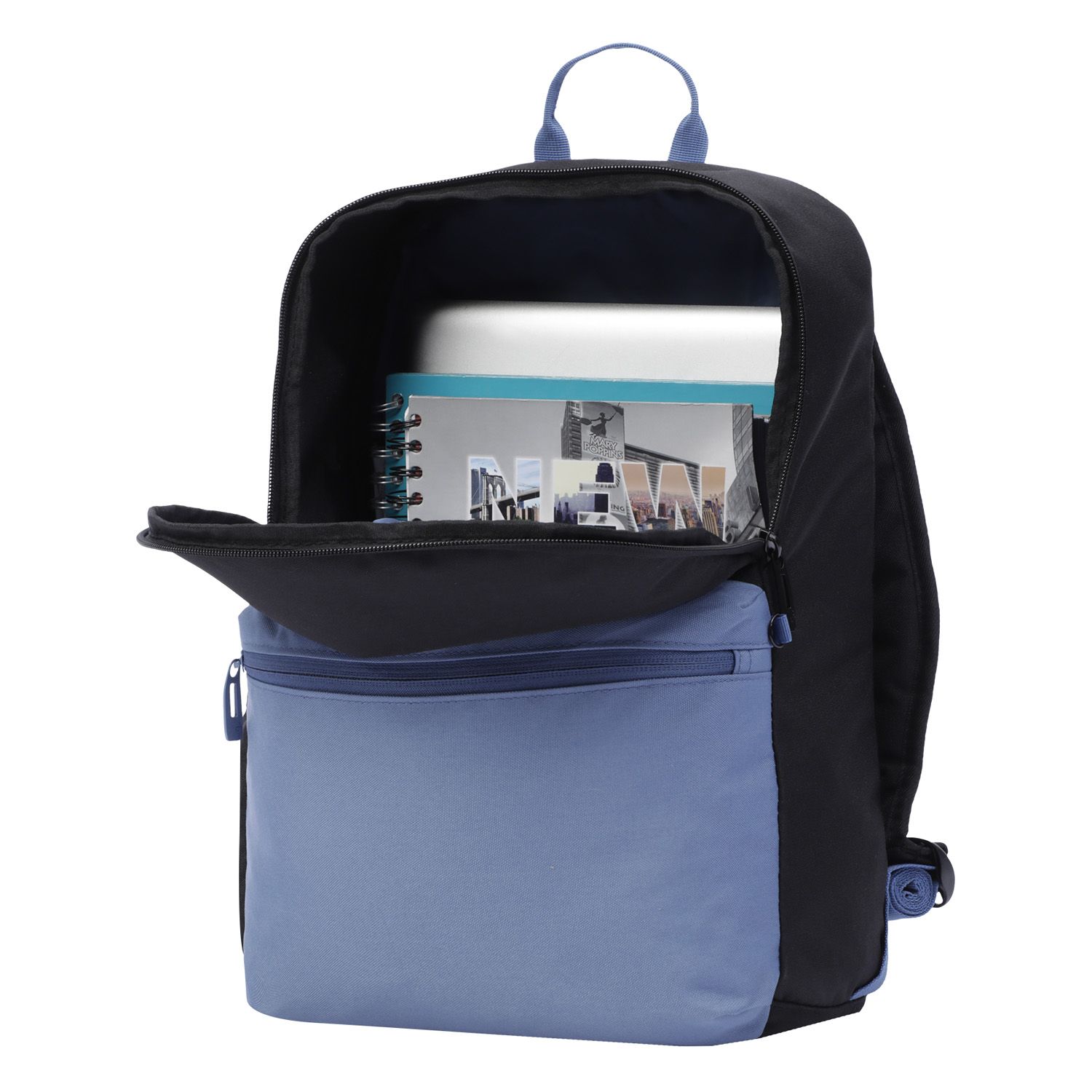 Mochila urbana color negro y azul - Dragonar
