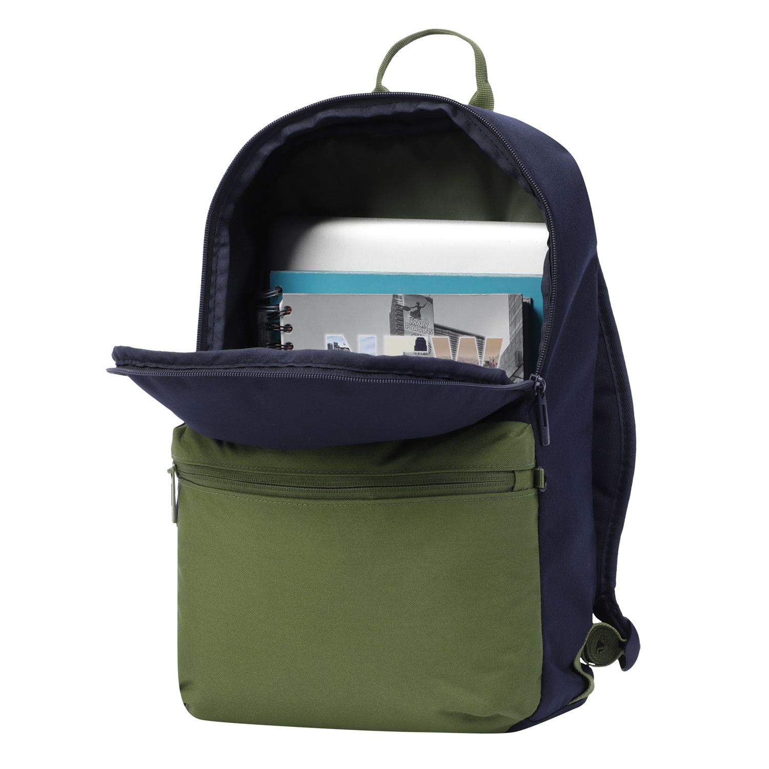 Mochila urbana color verde y azul - Dragonar