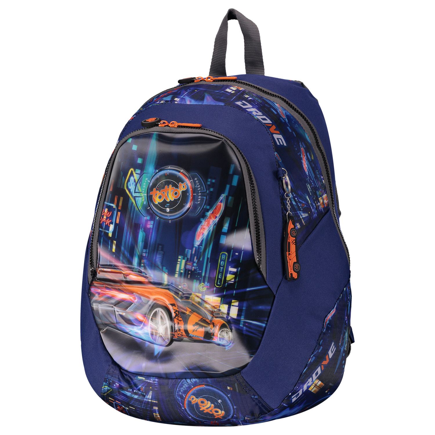 Mochila escolar grande - Tuning Car