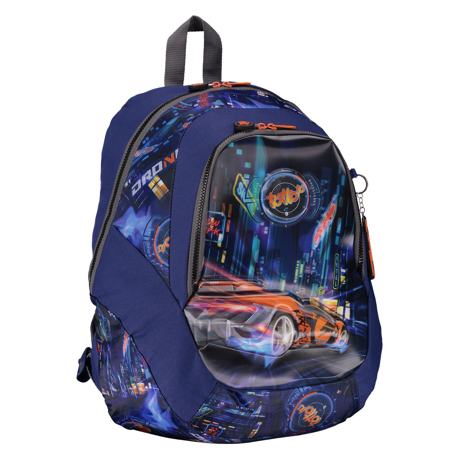 Mochila escolar grande - Tuning Car