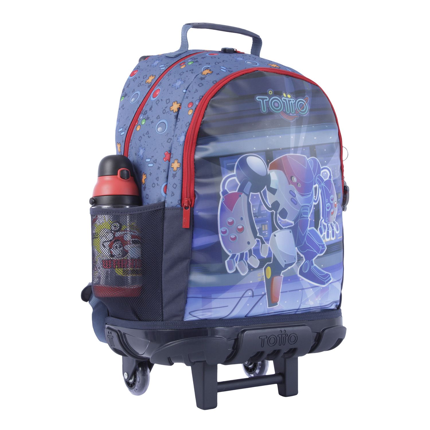 Mochila escolar grande 3 ruedas - Atlas