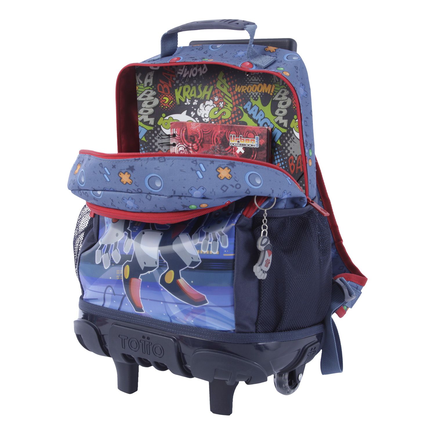 Mochila escolar con ruedas mediana - Atlas