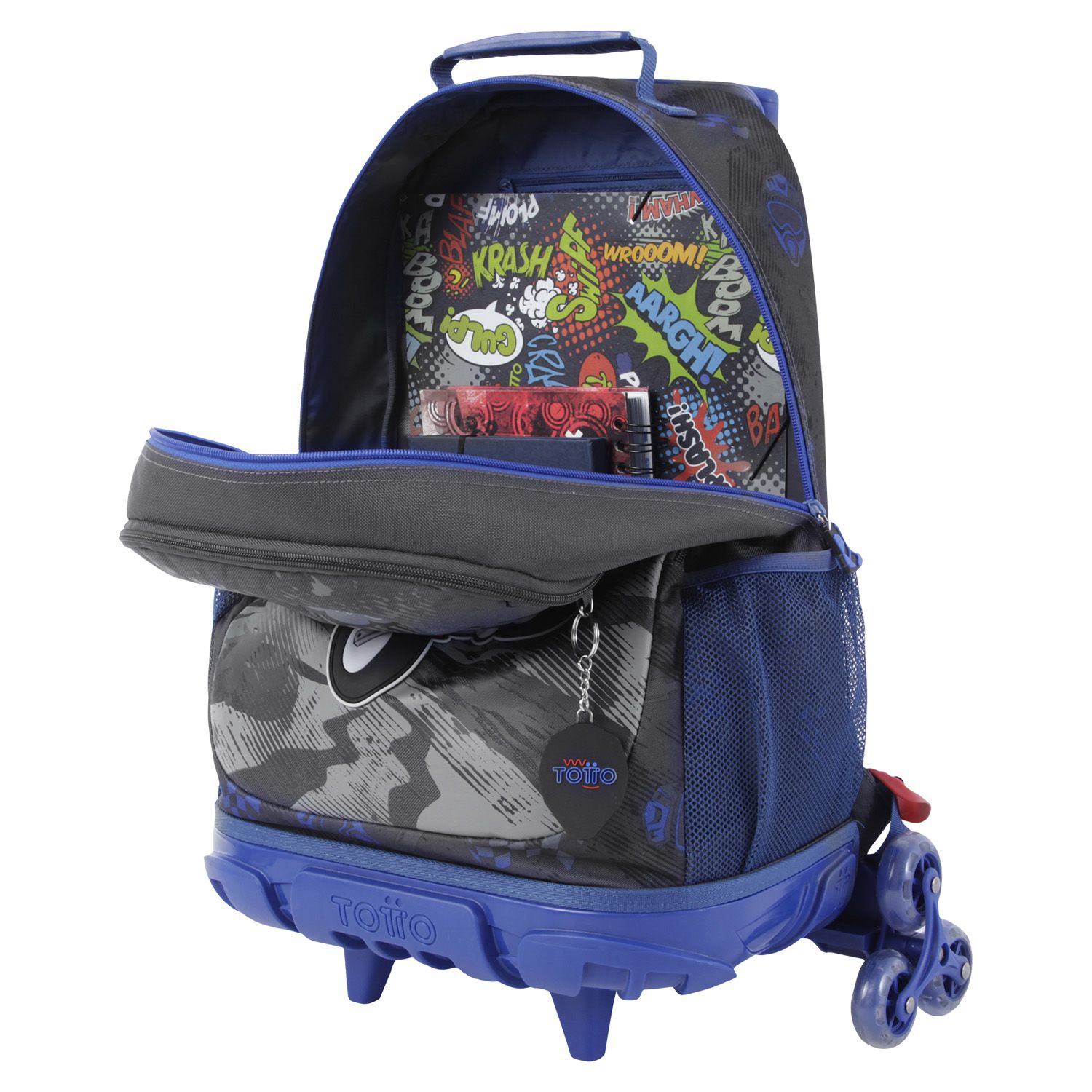 Mochila escolar grande 3 ruedas - Kross