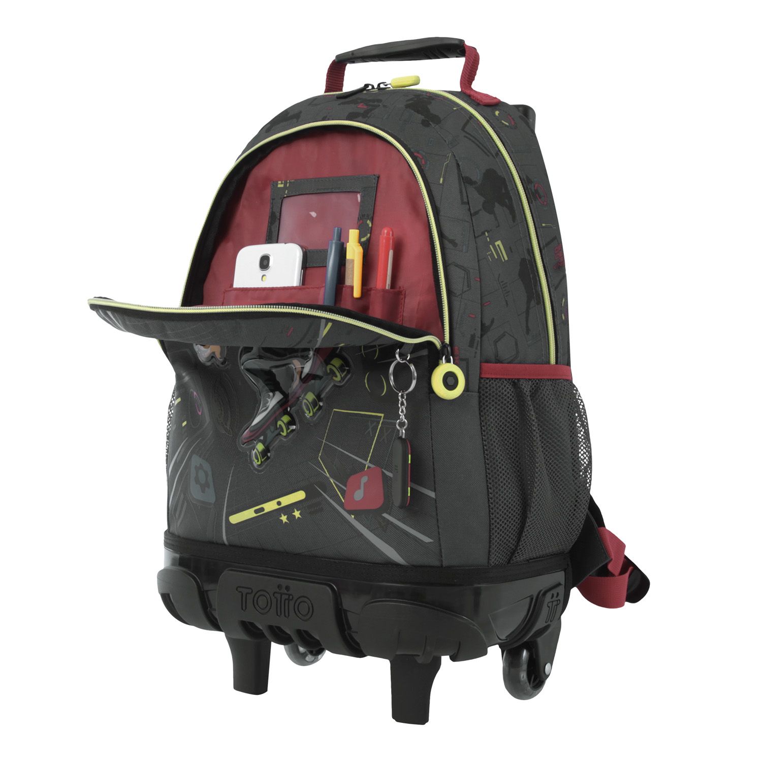 Mochila escolar mediana ruedas - Muska
