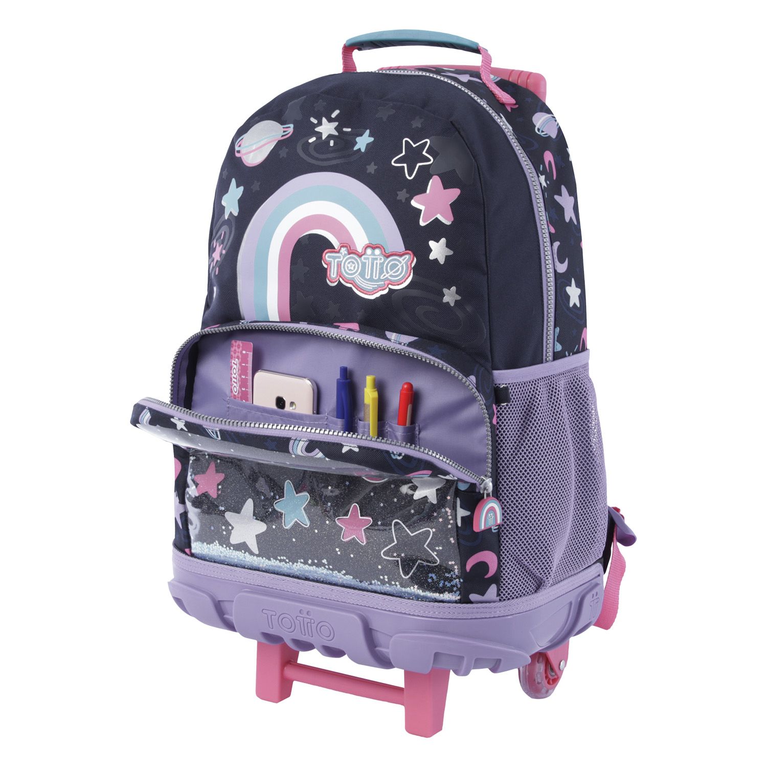 Mochila escolar grande ruedas - Shainy