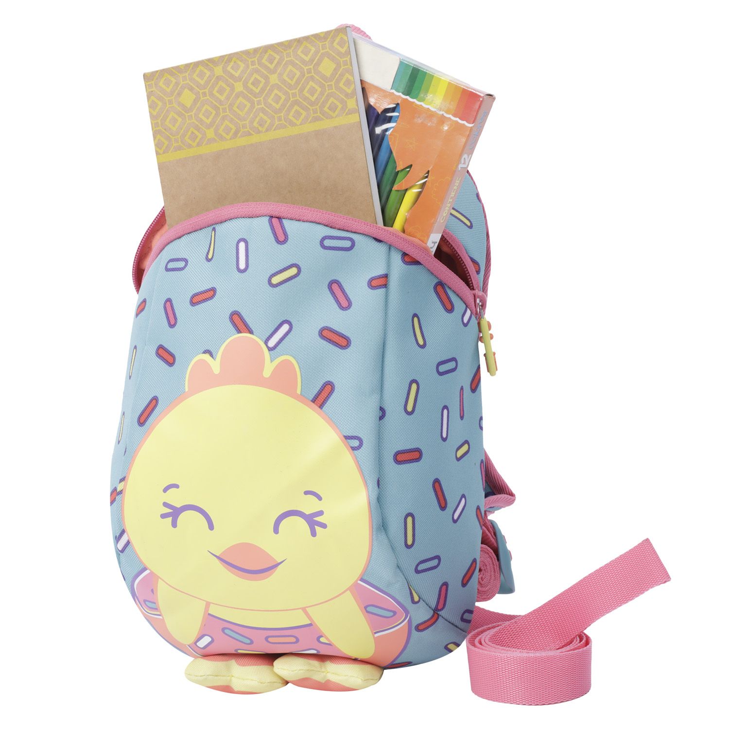 Mochila infantil estampado pollito - Cornejo